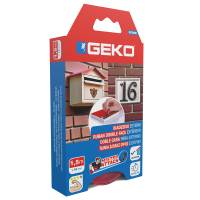 Nastro biadesivo OUTDOOR Mister Attach - 19 mm x 1,5 mt - grigio-rosso - Geko - 8200800001 - 8014846536793 - DMwebShop