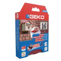 Nastro biadesivo OUTDOOR Mister Attach - 19 mm x 5 mt - grigio-rosso - Geko - 8200800002 - 8014846536892 - DMwebShop