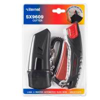 Cutter Super Safety SX 9609 con custodia lama a rientro automatico Iternet 4338C - 1095
