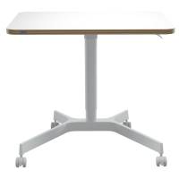 Scrivania Compatta pneumatica Sit Stand mobile 80 x 60 x 75 cm bianco Leitz 65360001 - 1041