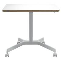 Scrivania Compatta pneumatica Sit Stand mobile 80 x 60 x 75 cm bianco Leitz 65360001 - 1041