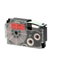 Nastro - 12 mm x 8 mt - nero-rosso - Casio - XR-12RD1-W-DJ - 4971850120346 - DMwebShop