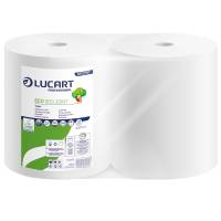 Bobina asciugatutto Eco 800 Joint 2 veli 18,5 gr 312 mt microgoffrata Lucart 851278T - 1469