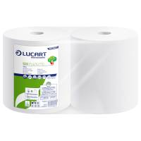 Bobina asciugatutto Eco Pulitutto microgoffrata 2 veli diametro 24,5 cm 23,5 cm x 212 mt Lucart 851192T - 1468