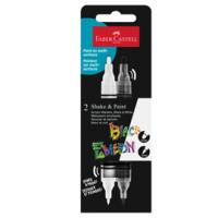 Marcatori Shake Paint colori assoriti conf 2 pz Faber Castell 285503 - 1367