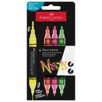 Marcatori Shake Paint colori assoriti neon confezione 4 pz Faber Castell 285505 - 1371