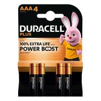 Pila Mini Stilo AAA PLUS POWERBOOST MN2400 blister 4 pezzi Duracell DU0203 - 1491