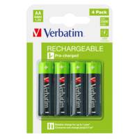 Scatola 4 Pile AA Ricaricabili Verbatim 49517 - 2177