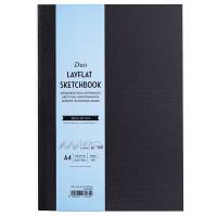 Sketchbook Duo Layflat A4,105 gr 60 pagine copertina nera Musa MU224294 - 1355