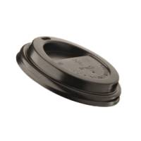 Tappo in polistirene per bicchiere da 240 ml nero - 2243