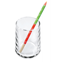 Portapenne a bicchiere - 7 x 10 cm - acrilico - trasparente - Lebez - 1686 - 8007509016862 - DMwebShop