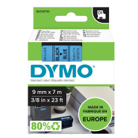 Nastro D1 409160 - 9 mm x 7 mt - nero-blu - Dymo - S0720710 - 5411313409162 - DMwebShop