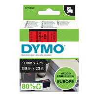 Nastro D1 409170 - 9 mm x 7 mt - nero-rosso - Dymo - S0720720 - 5411313409179 - DMwebShop
