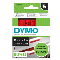 Nastro D1 458070 - 19 mm x 7 mt - nero-rosso - Dymo - S0720870 - 5411313452175 - DMwebShop