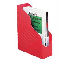 Portariviste Magazine Rack Jumbo - 25 x 32 cm - dorso 10 cm - rosso - Rexel - 00049111 - 5018009100923 - DMwebShop