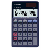 Calcolatrice tascabile - SL-310TER+ - 10 cifre - blu - Casio - SL-310TER+-WA-EP - 4549526612350 - DMwebShop