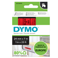 Nastro D1 537170 - 24 mm x 7 mt - nero-rosso - Dymo - S0720970 - 5411313537179 - DMwebShop