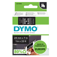 Nastro D1 537210 - 24 mm x 7 mt - bianco-nero - Dymo - S0721010 - 5411313537216 - DMwebShop