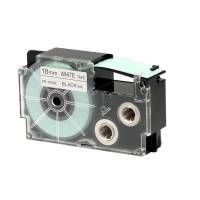 Nastro - 18 mm x 8 mt - nero-bianco - Casio - XR-18WE1-W-DJ - 4971850117506 - DMwebShop