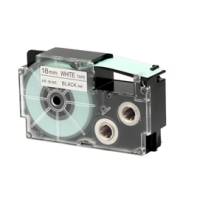 Nastro - 18 mm x 8 mt - nero-bianco - Casio - XR-18WE1-W-DJ - 4971850117506 - DMwebShop