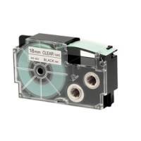 Nastro - 18 mm x 8 mt - Nero-Trasparente - Casio - XR-18X1-W-DJ - 4971850117537 - DMwebShop
