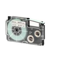 Nastro - 6 mm x 8 mt - nero-bianco - Casio - XR-6WE1-W-DJ - 4971850120469 - DMwebShop
