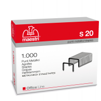 Punti - S20 - 23/20 - acciaio - metallo - conf. 1000 pezzi - Romeo Maestri - 1005419 - 8005231182053 - DMwebShop