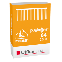 Punti Oro - 6/4 - oro - scatola da 2000 pezzi - conf. 10 pezzi - Romeo Maestri - 1001101 - 8005231011025 - DMwebShop