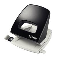 Perforatore Metal Rim 5005 - passo 8 cm - massimo 25 fogli - 2 fori - nero - Leitz - 50050395 - 4002432354535 - DMwebShop