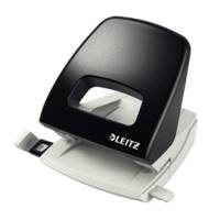 Perforatore Metal Rim 5005 - passo 8 cm - massimo 25 fogli - 2 fori - nero - Leitz - 50050395 - 4002432354535 - DMwebShop