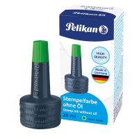 Inchiostro 4k per cuscinetti - senza olio - 28 ml - verde - Pelikan 351239