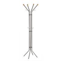 Appendiabiti - 4 pomelli - 180 x 52 cm - argento - Alco - U702800 - 4007735028008 - DMwebShop