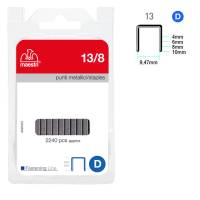 Punti zincati - 13/8 - 8 mm - metallo - conf. 2240 pezzi - Romeo Maestri - 1110505 - 8005231435067 - DMwebShop