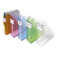 Portariviste Classic - 29,5 x 27 cm - dorso 7,5 cm - azzurro trasparente - Arda - TR4118BL - 8003438341150 - DMwebShop