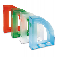 Portariviste E803 - 24,5 x 30 cm - dorso 7,5 cm - trasparente verde - Fellowes - E803-TV - 8015687009460 - DMwebShop