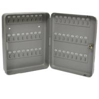 Cassetta portachiavi da muro - 30 x 24 x 7 cm - 48 posti - grigio antracite - Metalplus - 2171/4B - 8022715010152 - DMwebShop