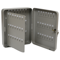 Cassetta portachiavi da muro - 30 x 24 x 7 cm - 84 posti - grigio antracite - Metalplus - 2171/A4 - 8022715010305 - DMwebShop