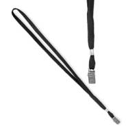 Cordoncino per portabadge nero - 49 x 1 cm - conf. 100 pezzi - Lebez - 31-093-N-B - 8007509052440 - DMwebShop