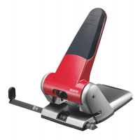 Perforatore 5180 - passo 8 cm - massimo 65 fogli - 2 fori - rosso - Leitz 51800125