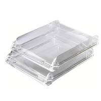 Vaschetta portacorrispondenza Nimbus - 26,8 x 5,5 x 33 cm - cristallo trasparente - Rexel - 2101504 - 5028252176408 - DMwebShop