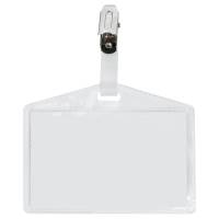 Portanome Pass 3 P - clip in metallo senza cartoncino - 9,5 x 6 cm - conf. 100 pezzi - Sei Rota - 318009 - 8004972015897 - DMwebShop