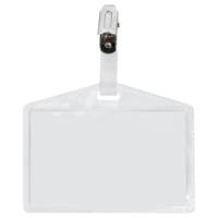 Portanome Pass 3 P - clip in metallo senza cartoncino - 9,5 x 6 cm - conf. 100 pezzi - Sei Rota - 318009 - 8004972015897 - DMwebShop