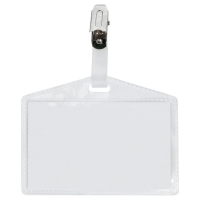 Portanome Pass 3 P - clip in metallo senza cartoncino - 9,5 x 6 cm - conf. 100 pezzi - Sei Rota - 318009 - 8004972015897 - DMwebShop