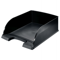 Vaschetta portacorrispondenza Plus Jumbo - 25,5 x 10,3 x 36 cm - nero - conf. 4 pezzi - Leitz - 52330095 - 4002432370917 - DMwebShop