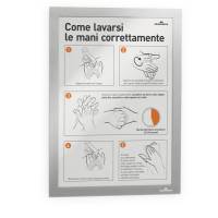 Cornice espositiva Duraframe - A3 - 29,7 x 42 cm - silver - conf. 2 pezzi - Durable - 4873-23 - 4005546404905 - DMwebShop