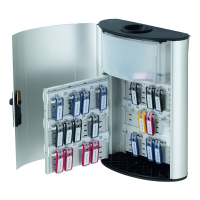Cassetta portachiavi da parete Key Box Plus - 30,2 x 40 x 11,8 cm - 54 posti - grigio - Durable - 1968-23 - 4005546104584 - DMwebShop