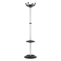 Appendiabiti Jolly - 8 posti - 168 x 40 cm - con portaombrelli nero-grigio - Unisit - APUJOL/G - 8050043741103 - DMwebShop