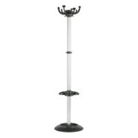 Appendiabiti Jolly - 8 posti - 168 x 40 cm - con portaombrelli nero-grigio - Unisit - APUJOL/G - 8050043741103 - DMwebShop