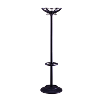 Appendiabiti con portaombrelli - 5 posti - 168 x 46 cm - nero - Unisit - APUEL/N - 8050043742520 - DMwebShop