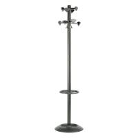 Appendiabiti Incas con portaombrelli - 8 posti - 175 x 39 cm - nero - Unisit - APUIN/N - 8050043742384 - DMwebShop